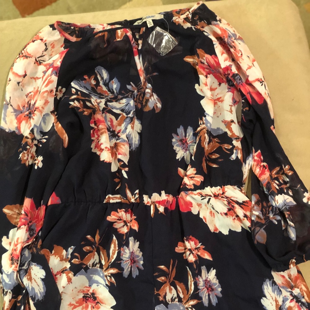 Navy Blue Romper XL